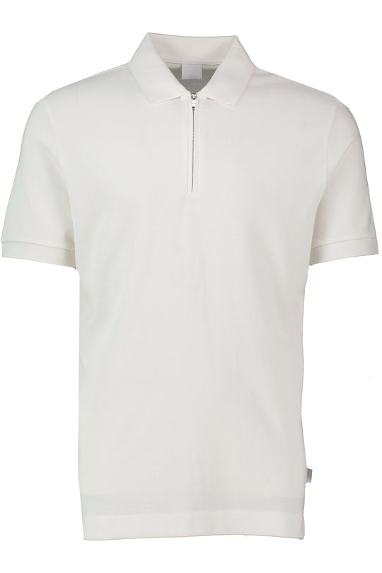 Mens BOSS Black H-Paras 120 White Polo Shirt