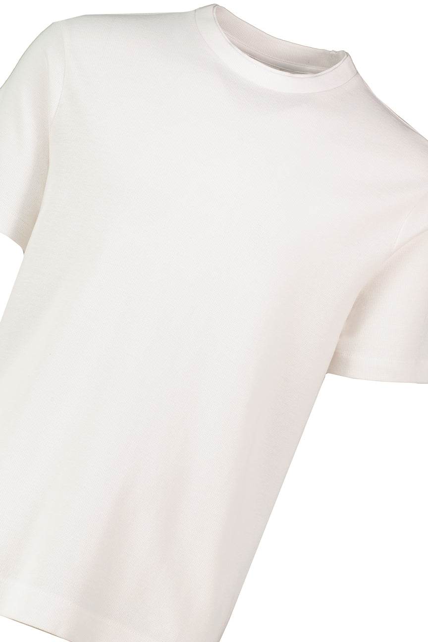 Mens BOSS Black H-Thompson 120 White T Shirt - image 4