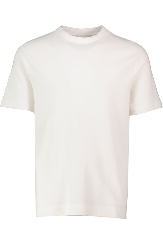 Mens BOSS Black H-Thompson 120 White T Shirt