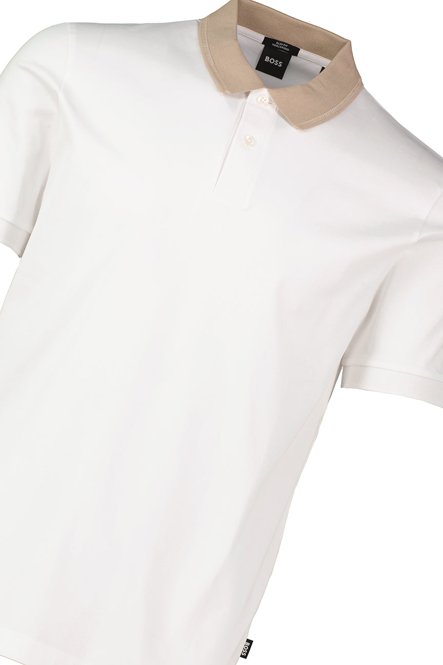 Mens BOSS Black H-Phillipson 199 Natural Slim Fit Polo Shirt - image 4