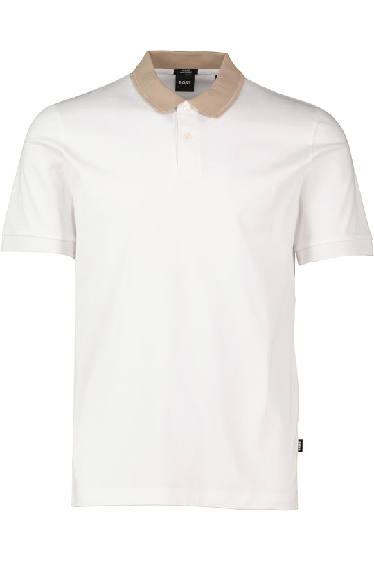 Mens BOSS Black H-Phillipson 199 Natural Slim Fit Polo Shirt