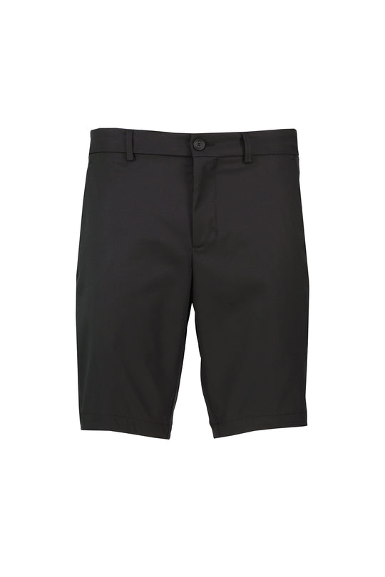 Mens BOSS Green S_Pheonix Black Slim Fit Chino Shorts