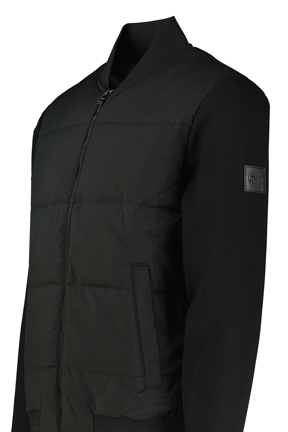 Mens BOSS Black H-Skiles 100 Black Zip Jacket - image 4