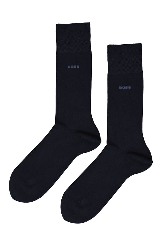 BOSS Bodywear & Swimwear 2P RS Bamboo Dark Blue Socks