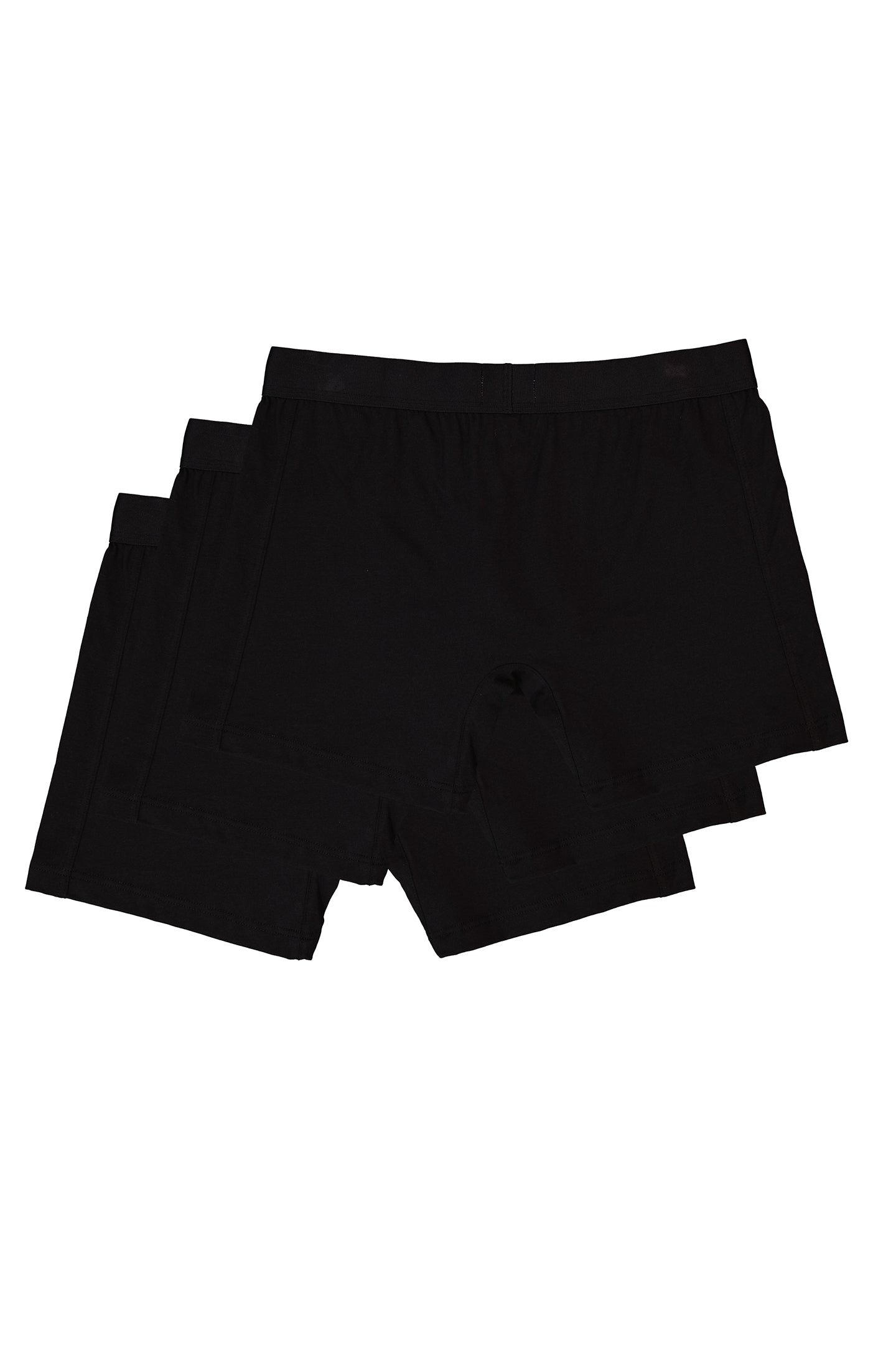 Mens BOSS Black BoxerBr 3P BOSS ONE in Black — view 2