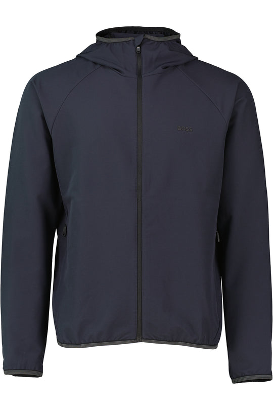 Mens BOSS Green L_Commuter Dark Blue Jacket