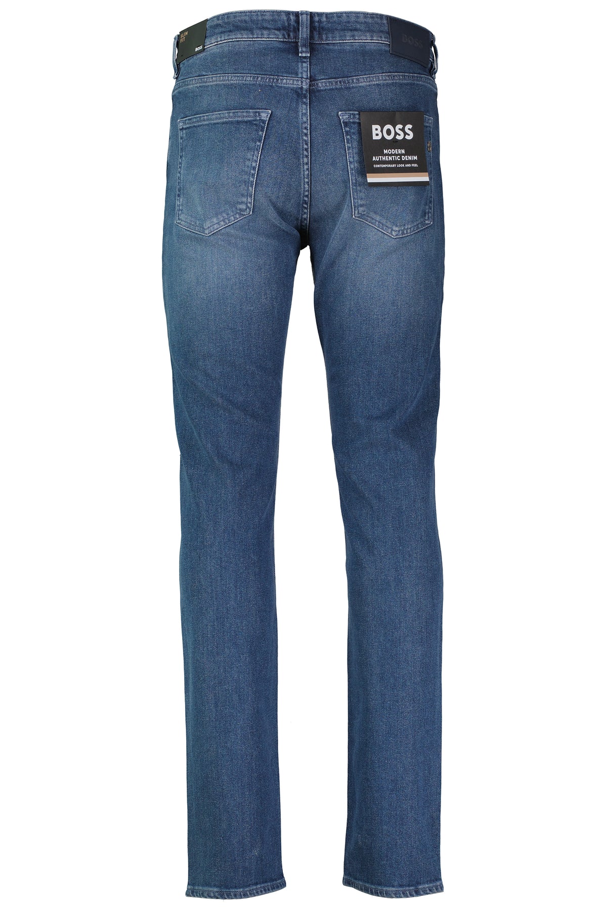Mens BOSS Black C-Delaware Bright Blue Slim Fit Jeans - image 3