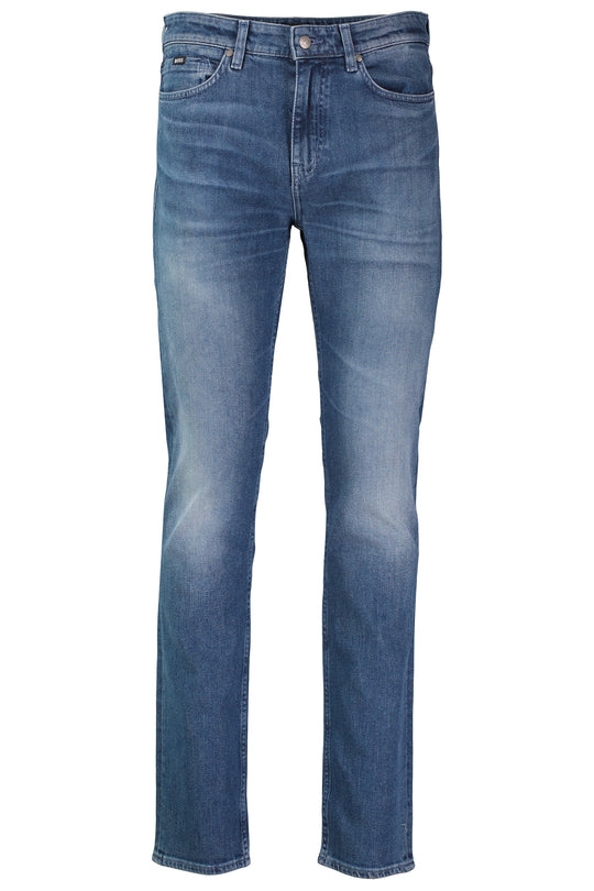 Mens BOSS Black C-Delaware Bright Blue Slim Fit Jeans