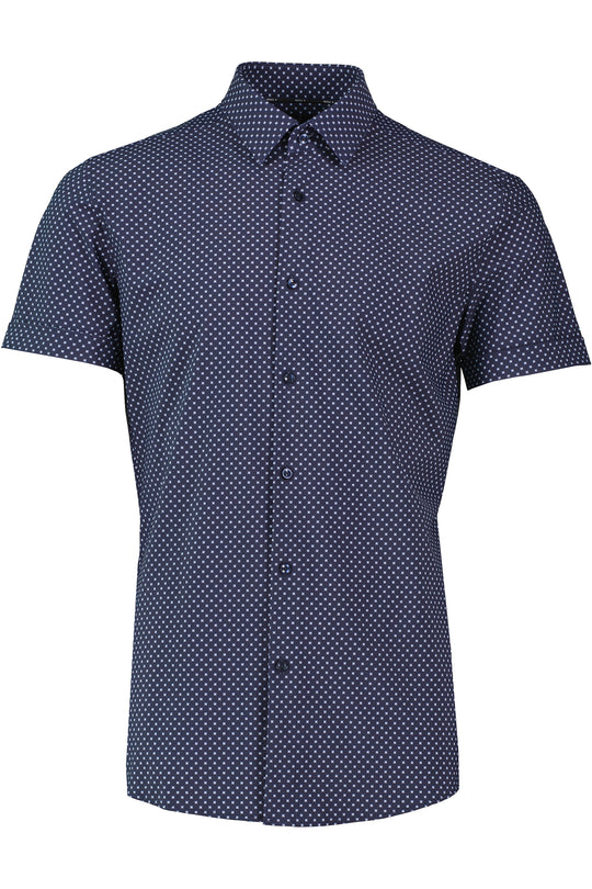 Mens BOSS Black P-HANK-SK-SH-C1-252 Dark Blue Slim Fit Shirt