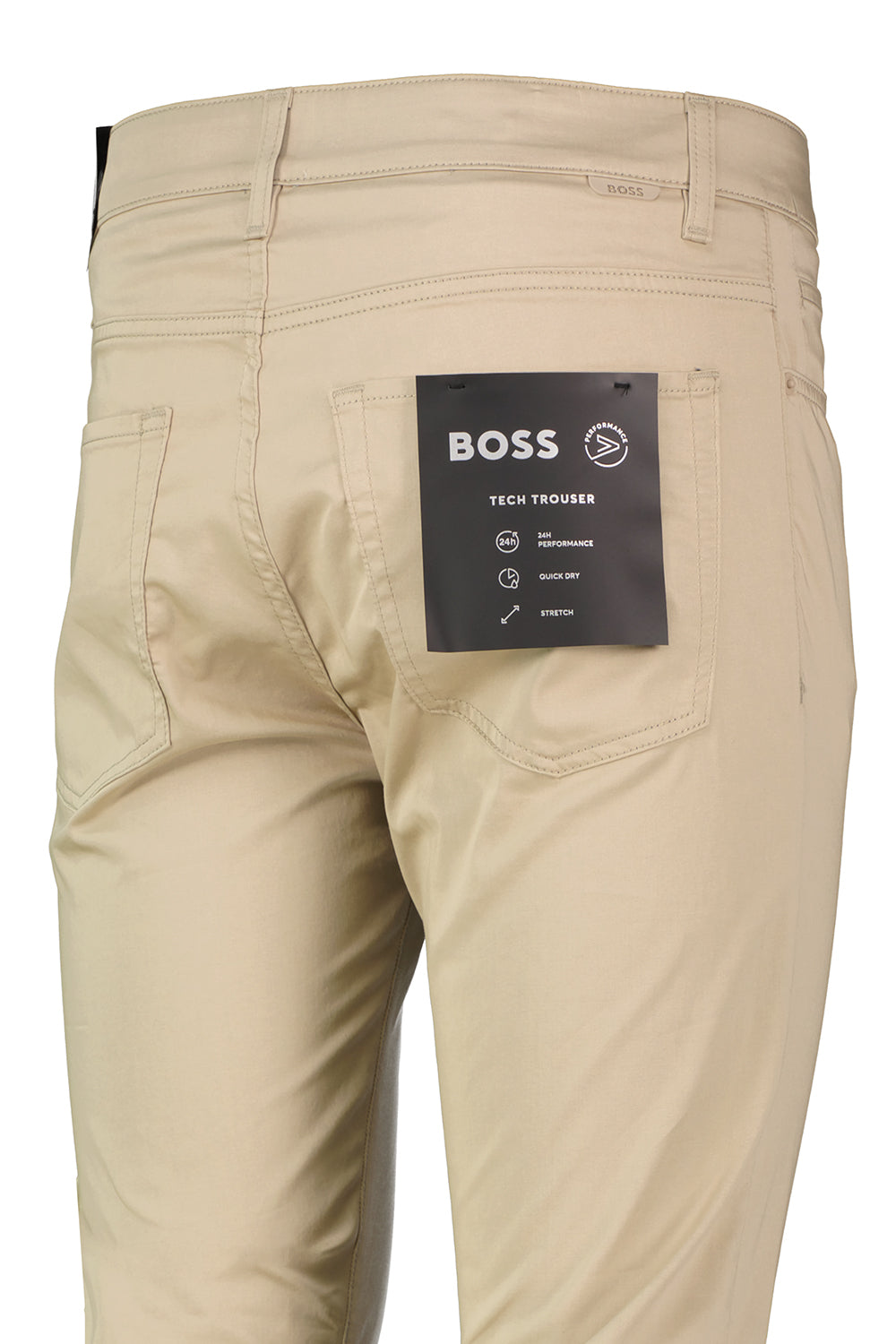 Mens BOSS Black P-Delaware5 Light Beige Slim Fit Jeans - image 4