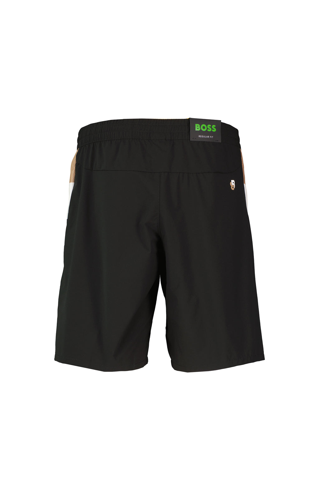 Mens BOSS Green Black S_T-Match 9 inch Shorts - image 3