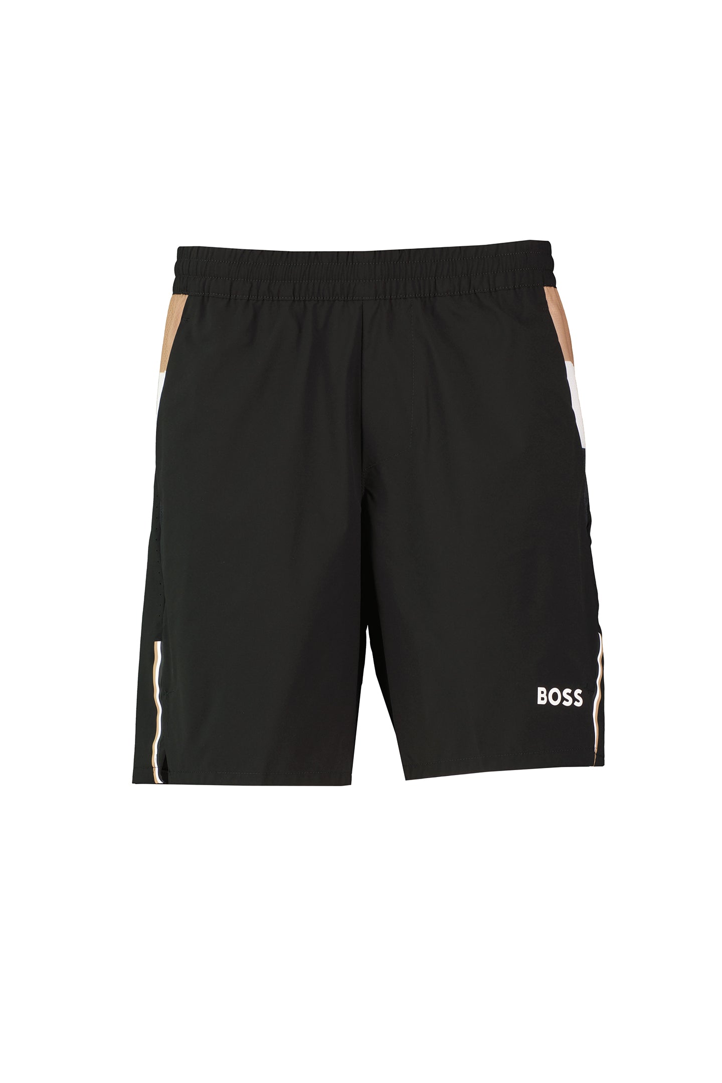 Mens BOSS Green Black S_T-Match 9 inch Shorts - image 2