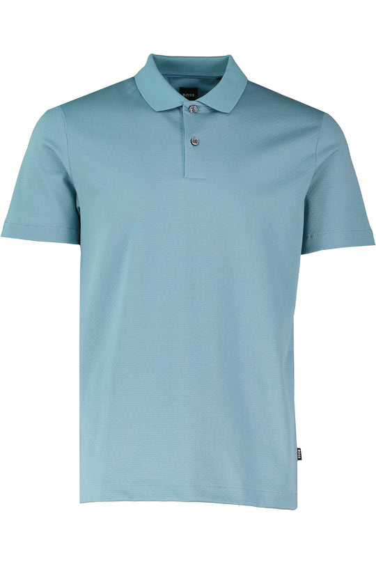 Mens BOSS Black C-Parlay 212 Pastel Blue Polo Shirt