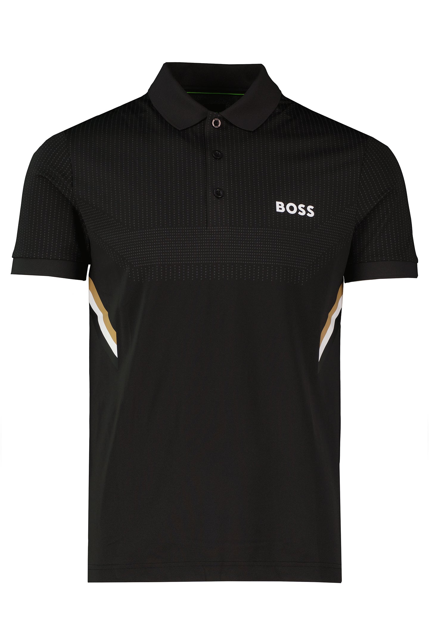 Mens BOSS Green Black Paule TOC Polo Shirt