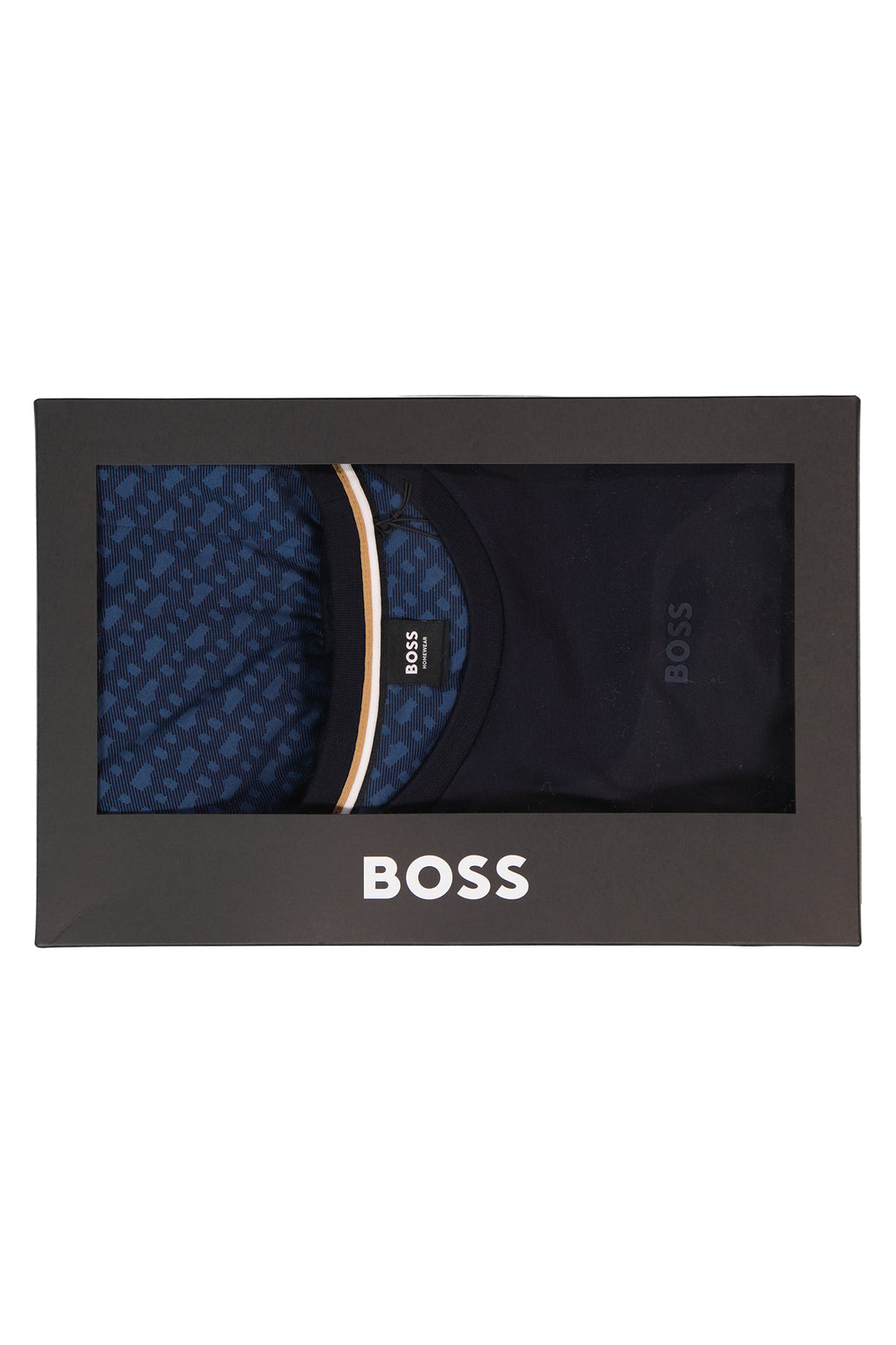 Men's BOSS Black Gift Set Navy Pyjamas - image 2