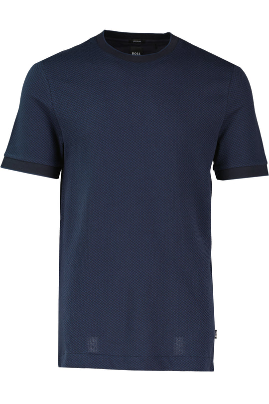 Men's BOSS Black H-Thompson 06 Dark Blue T Shirt