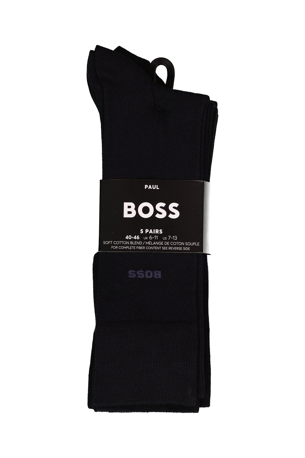 BOSS Bodywear & Swimwear 5P RS Uni CC Dark Blue Socks — view 2