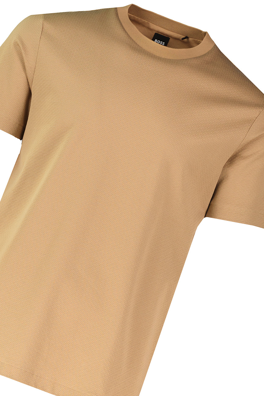 Mens BOSS Black C-Thompson 212 Beige T Shirt – ODs Designer