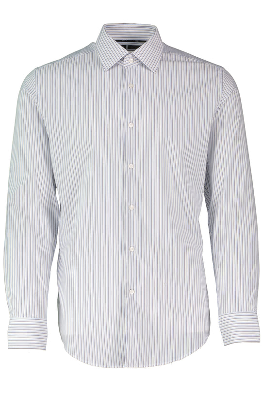 Mens BOSS Black P-HANK-kent-C1-222 Pastel Blue Slim Fit Shirt