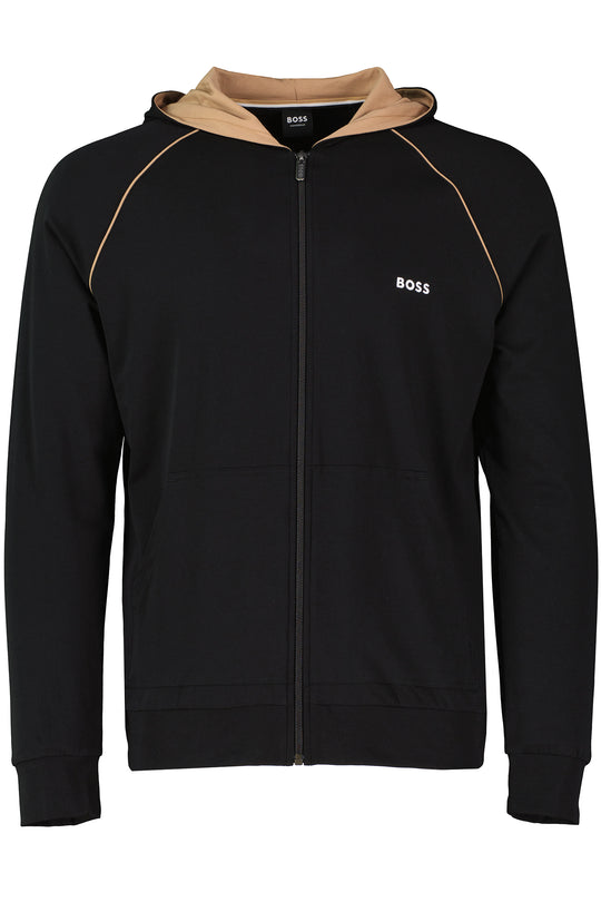 BOSS Bodywear & Swimwear Mix&Match Jacket H Black Hoodie