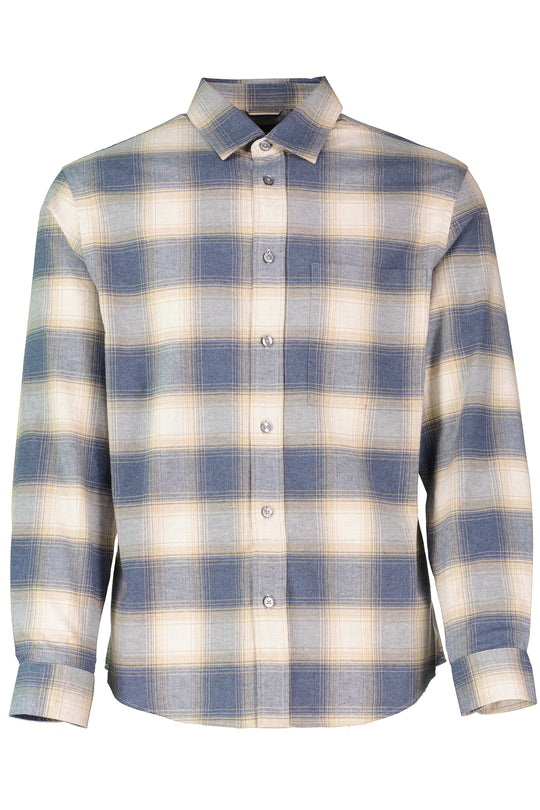 BOSS Black H-OWENL-K-P-261 Open Blue Shirt