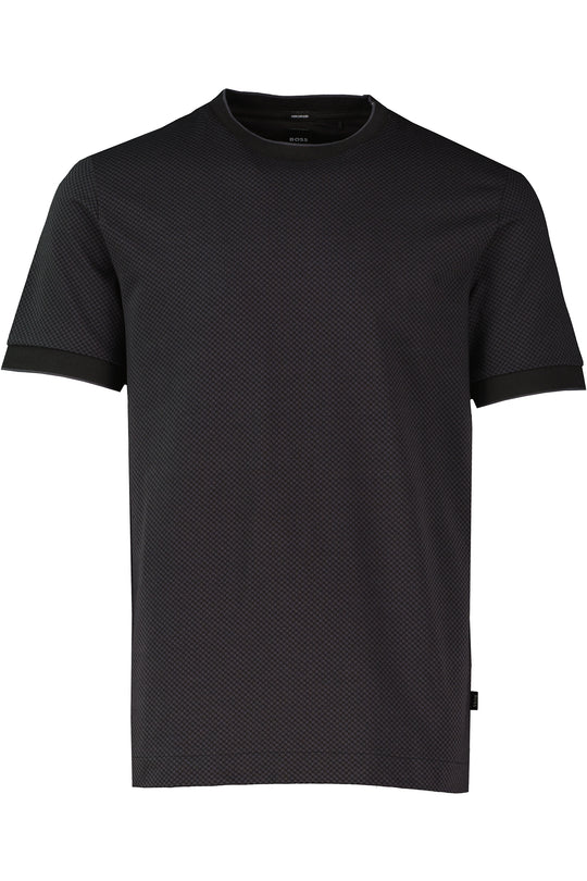 Men's BOSS Black H-Thompson 06 Black T Shirt