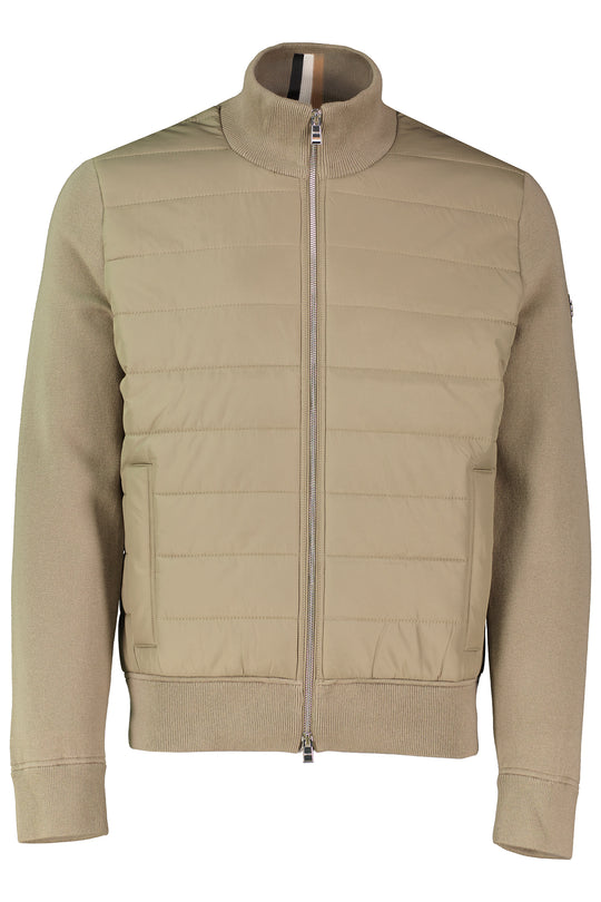 Men's BOSS Black Hernesto Brown Hybrid Jacket