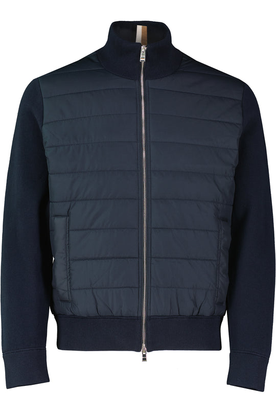 Men's BOSS Black Hernesto Dark Blue Hybrid Jacket