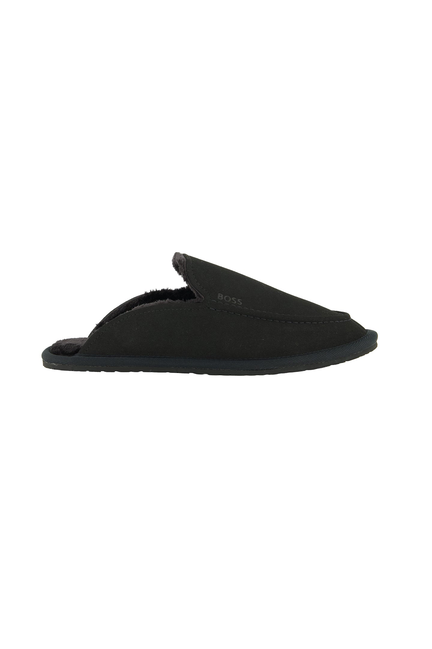 Mens BOSS Black Home_Mule_msfr Black Slippers