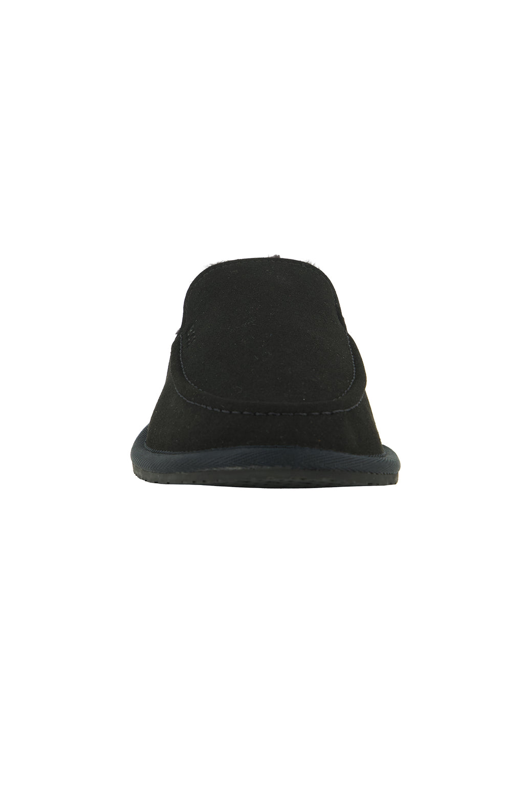 Mens BOSS Black Home_Mule_msfr Black Slippers — view 4