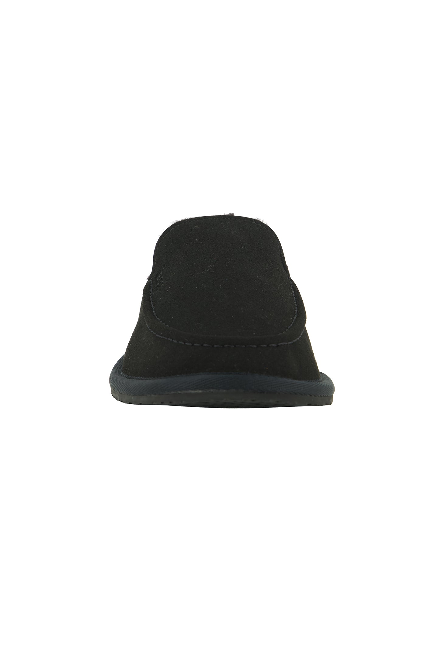 Mens BOSS Black Home_Mule_msfr Black Slippers — view 4