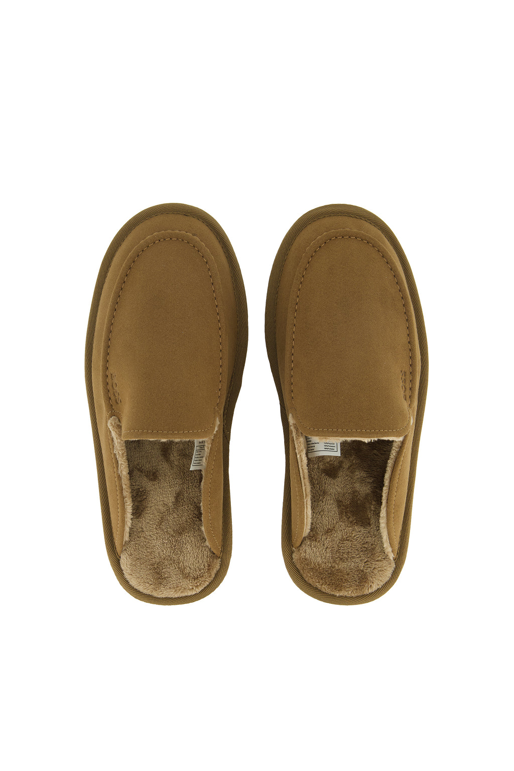 Mens BOSS Black Home_Mule_msfr Dark Brown Slippers — view 3