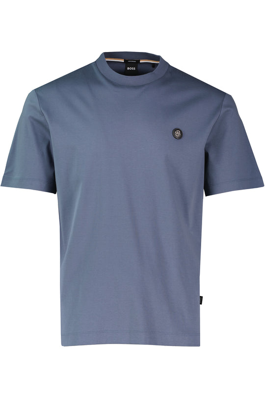 BOSS Black C-Taut 01 Open Blue T Shirt