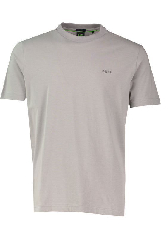BOSS Green Tee Open Grey T Shirt