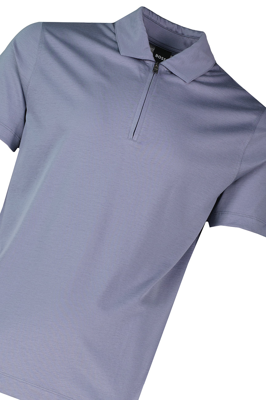 BOSS Black H-Paras 50 Open Blue Polo Shirt — view 4