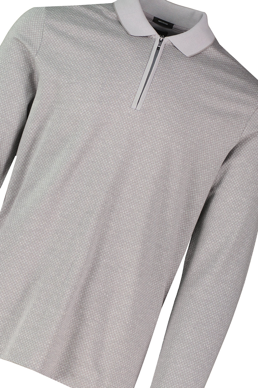 BOSS Black H-Peduzzi 06 Silver Polo Shirt - image 4
