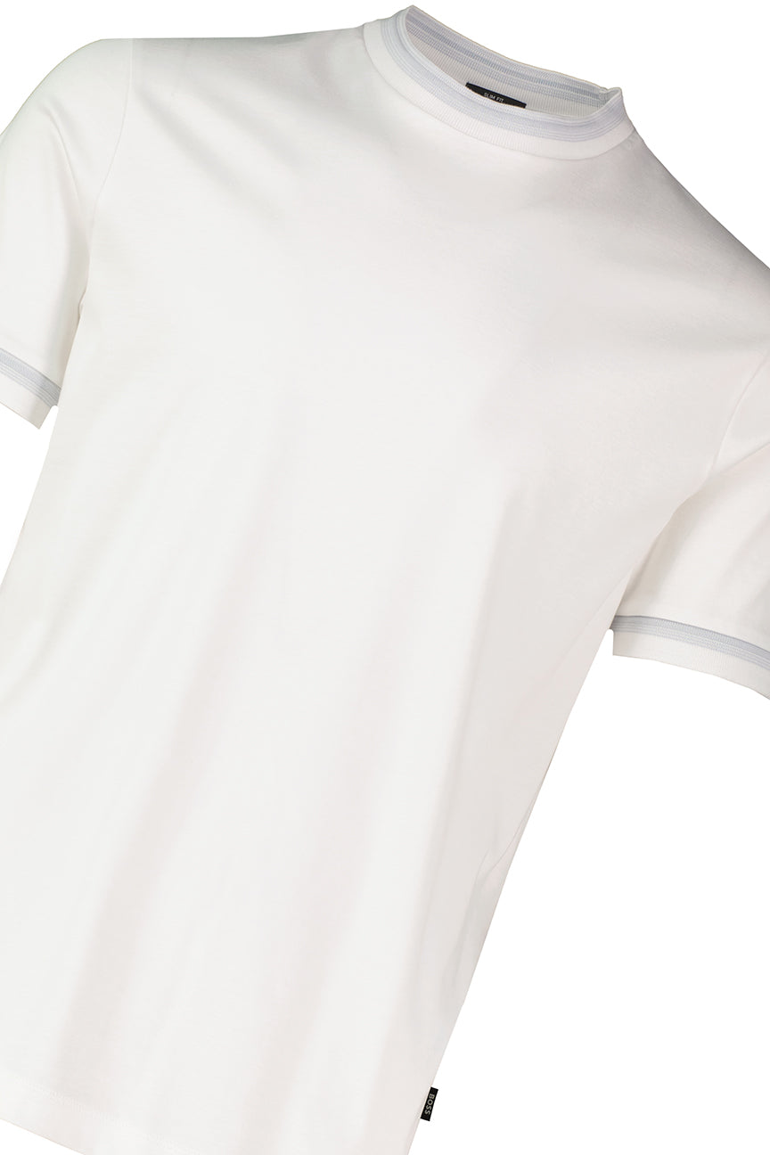 BOSS Black H-Tessler 202 White Slim Fit T Shirt - image 4