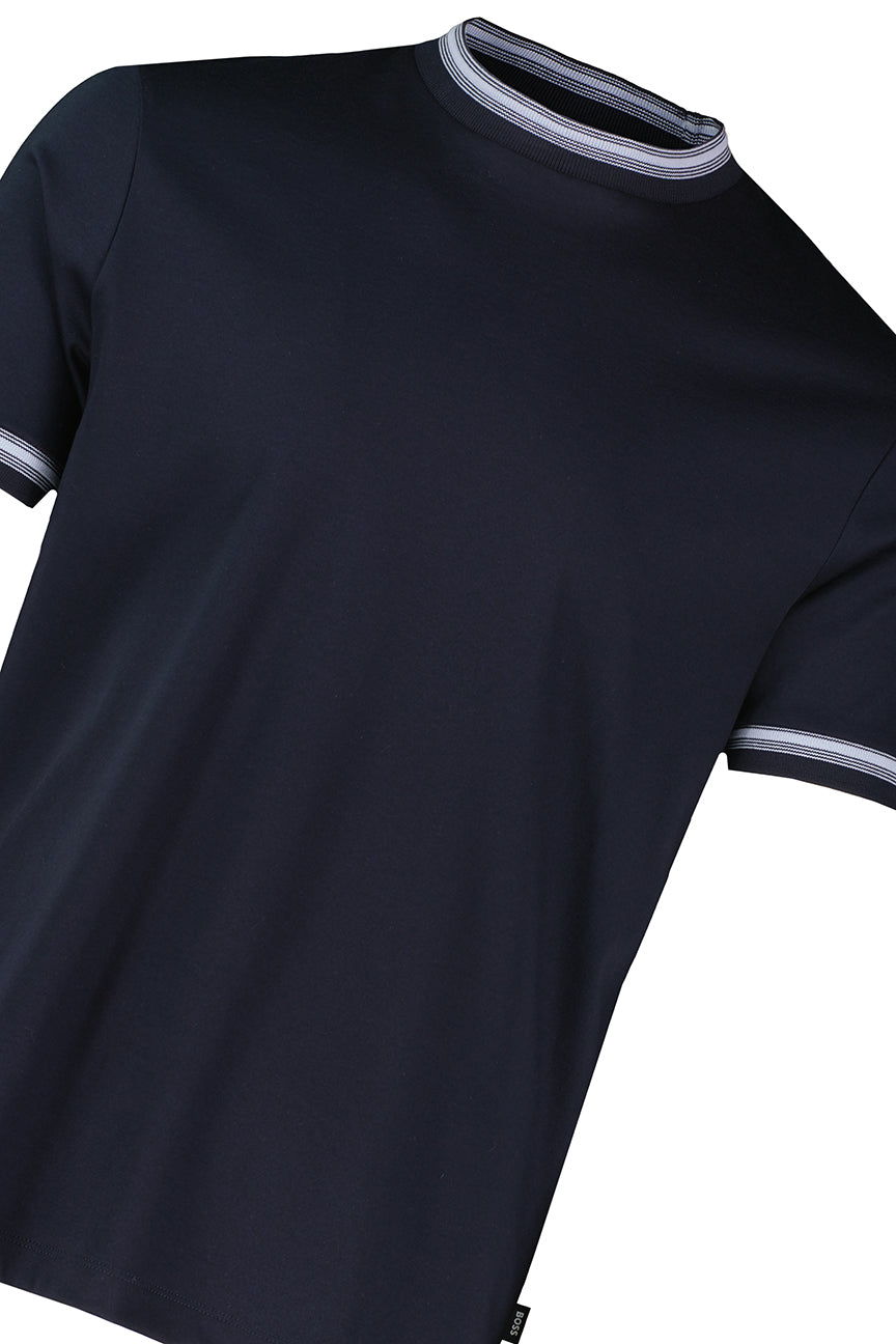 BOSS Black H-Tessler 202 Dark Blue Slim Fit T Shirt - image 4