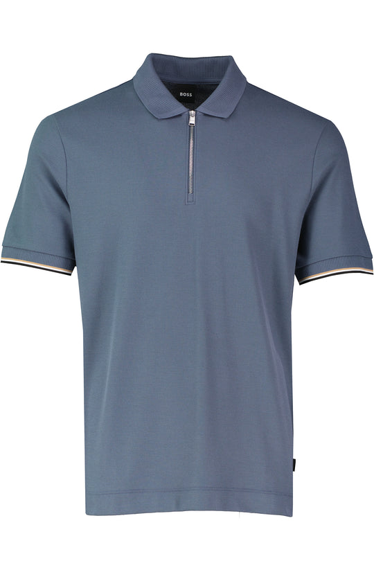 BOSS Black C-Pei 04 Open Blue Polo Shirt