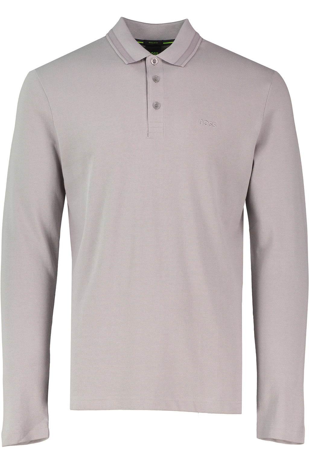 BOSS Green Plisy Open Grey Polo Shirt - image 2