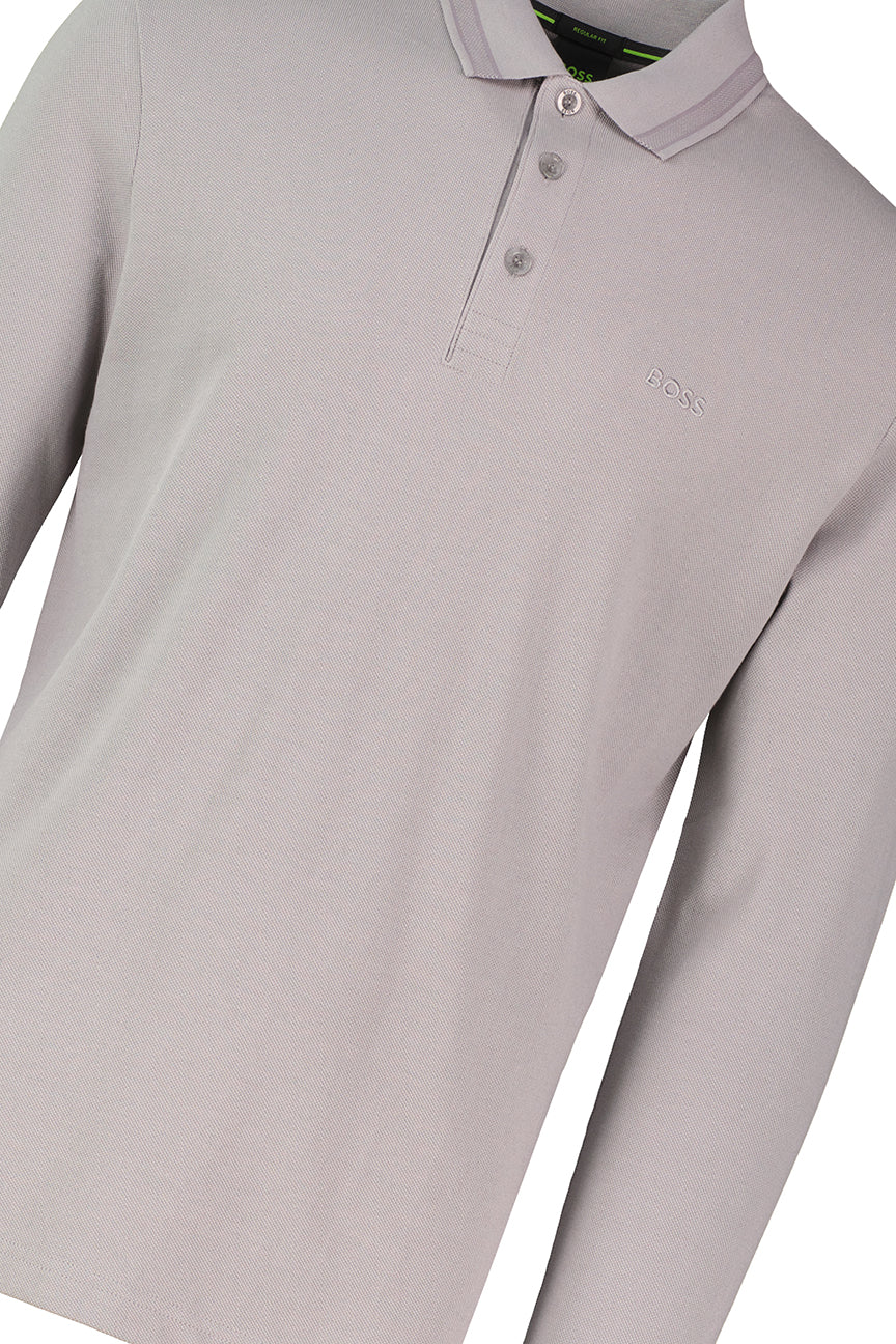 BOSS Green Plisy Open Grey Polo Shirt - image 4