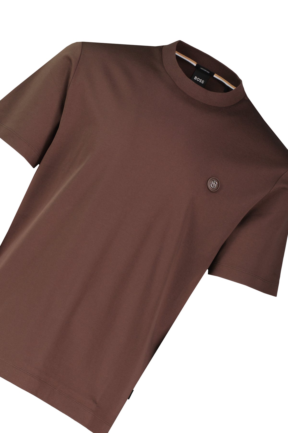 BOSS Black C-Taut 01 Dark Brown T Shirt