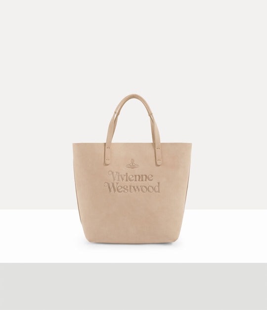 Women's Vivienne Westwood Small Studio Shopper Beige