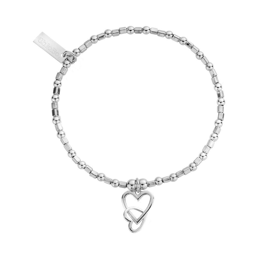 ChloBo Interlocking Love Heart Bracelet SBCFB572