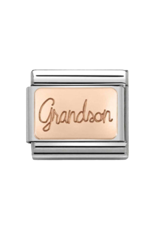 Nomination Composable Rose Gold Grandson Charm *