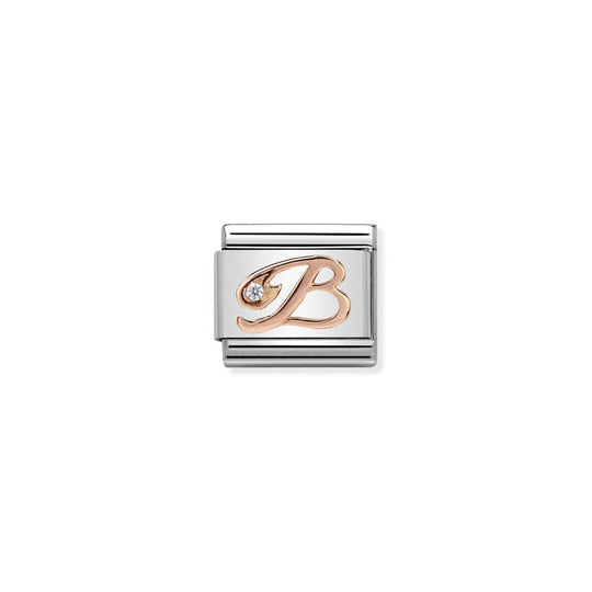 Nomination Rose Gold Letter B Charm 430310/02