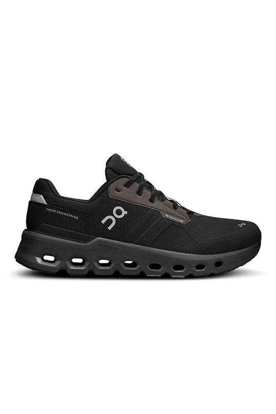 Men's On Running Cloudrunner 2 Waterproof Magnet Black Trainers
