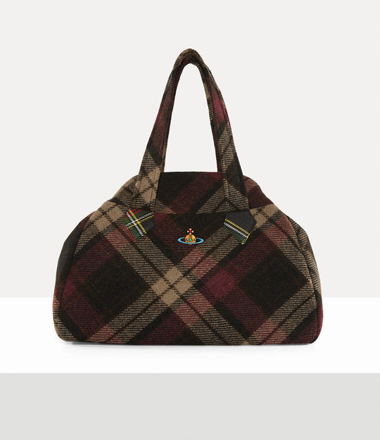 Womens Vivienne Westwood Archive Large Handbag Light Check Handbag