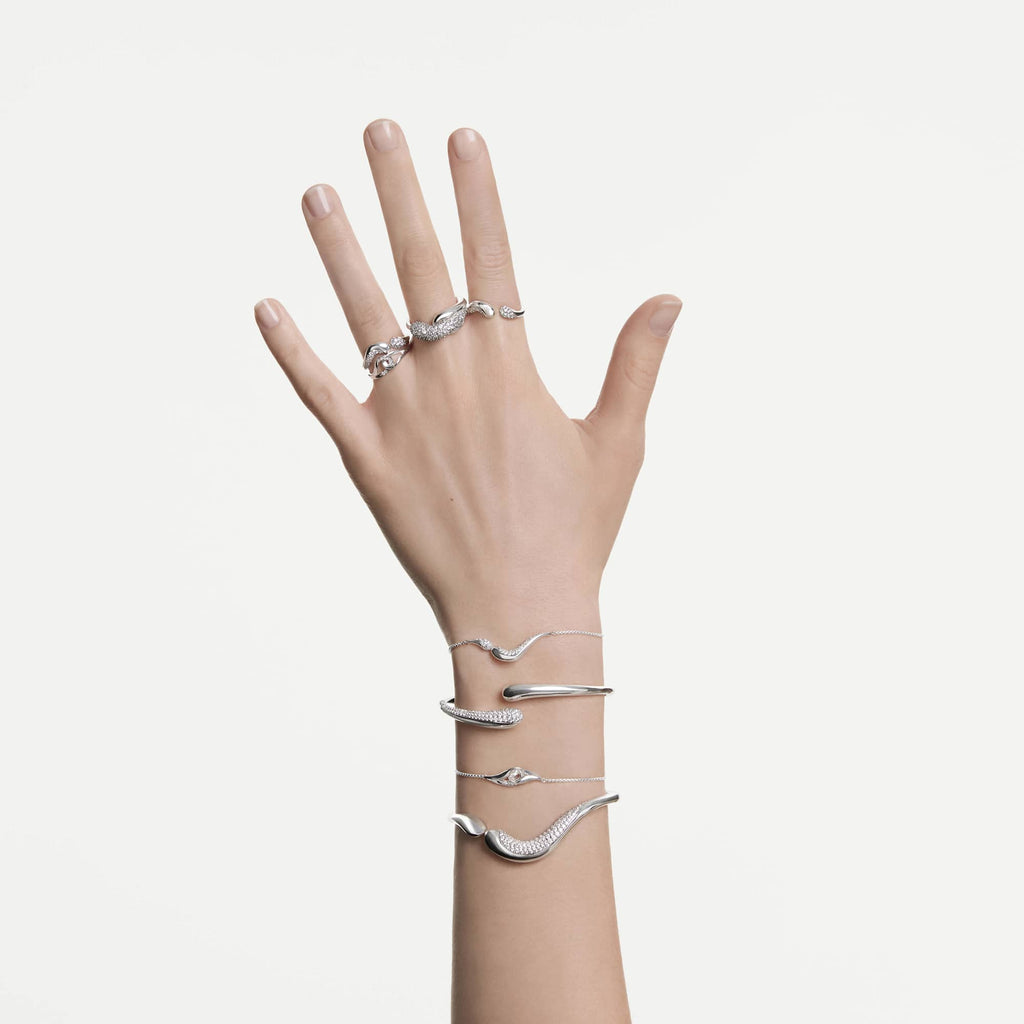 Swarovski Classica Silver Interlocking Zirconia Ring