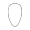 Close-up of a men's Boss link chain necklace, crafted from stainless steel and measuring 22 inches in length.